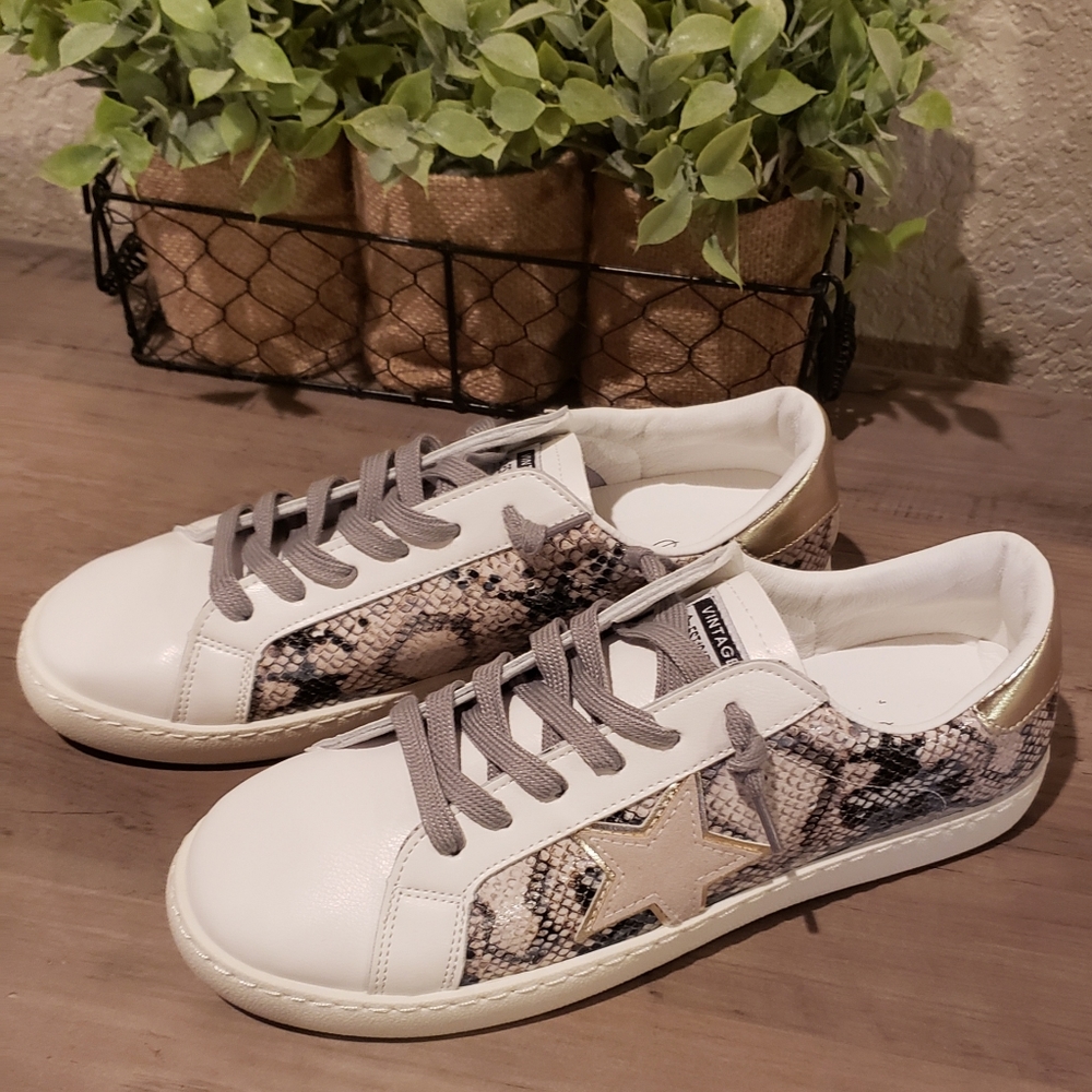 Vintage Havana Bianca Snake Sneakers - Picture 4 of 6